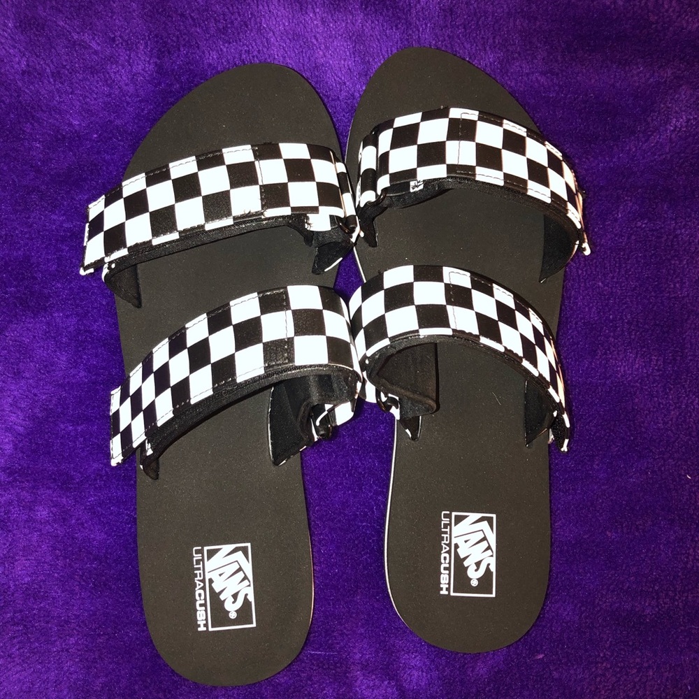 VANS Cayucas Checkerboard Womens Slides